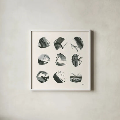 Tempest I by Moira Hershey. Shown in a crisp white glass frame for a clean and minimalist style. Available as an archival giclee rolled canvas, fine art paper, or poster print. SKU 56822a.