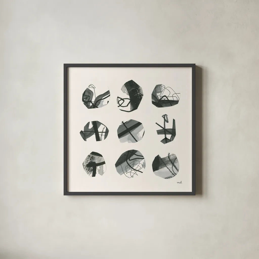 Tempest II by Moira Hershey. Shown in a sleek black glass frame for a contemporary gallery look. Available as an archival giclee rolled canvas, fine art paper, or poster print. SKU 56823a.