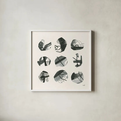 Tempest II by Moira Hershey. Shown in a crisp white glass frame for a clean and minimalist style. Available as an archival giclee rolled canvas, fine art paper, or poster print. SKU 56823a.