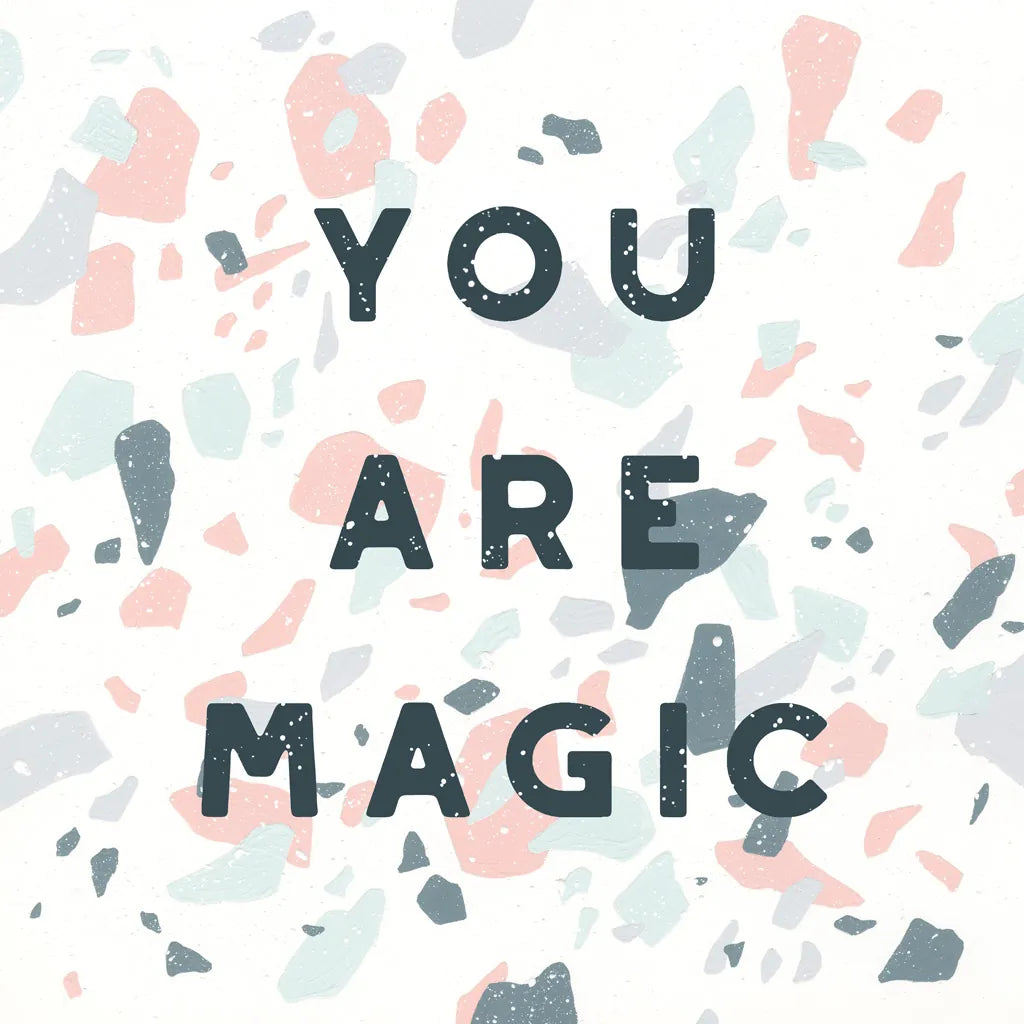 Terrazzo Inspiration I by Moira Hershey. SKU 48003a. Archival Giclee Fine art print for wall decor.