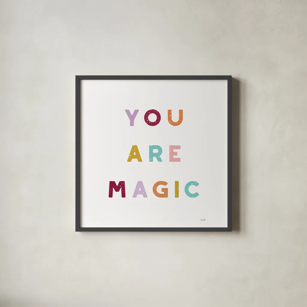 Terrazzo Inspiration I White by Moira Hershey. Shown in a sleek black glass frame for a contemporary gallery look. Available as an archival giclee rolled canvas, fine art paper, or poster print. SKU 66709a.