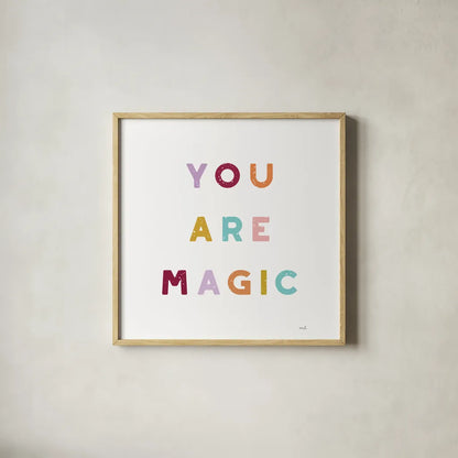 Terrazzo Inspiration I White by Moira Hershey. Shown in a natural wood glass frame for a timeless modern aesthetic. Available as an archival giclee rolled canvas, fine art paper, or poster print. SKU 66709a.