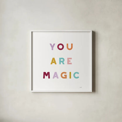 Terrazzo Inspiration I White by Moira Hershey. Shown in a crisp white glass frame for a clean and minimalist style. Available as an archival giclee rolled canvas, fine art paper, or poster print. SKU 66709a.