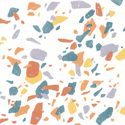 Terrazzo Sunset II by Moira Hershey. SKU 55684a. Archival Giclee Fine art print for wall decor.