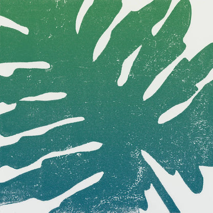 Tropical Treasures IV Blue Green by Moira Hershey. SKU 56370a. Archival Giclee Fine art print for wall decor.