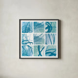 Underwater by Moira Hershey. Shown in a sleek black glass frame for a contemporary gallery look. Available as an archival giclee rolled canvas, fine art paper, or poster print. SKU 46603a.