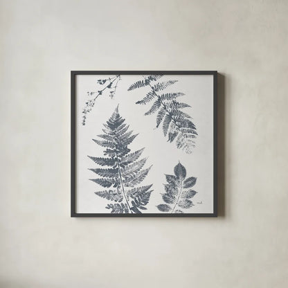 Walk in the Woods I Crop by Moira Hershey. Shown in a sleek black glass frame for a contemporary gallery look. Available as an archival giclee rolled canvas, fine art paper, or poster print. SKU 56388a.
