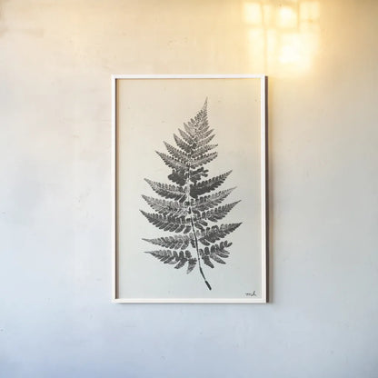 Walk in the Woods II by Moira Hershey. shown as a paper print in a white frame. Available as a archival giclee rolled canvas, fine art paper, or poster print. SKU 69199h.