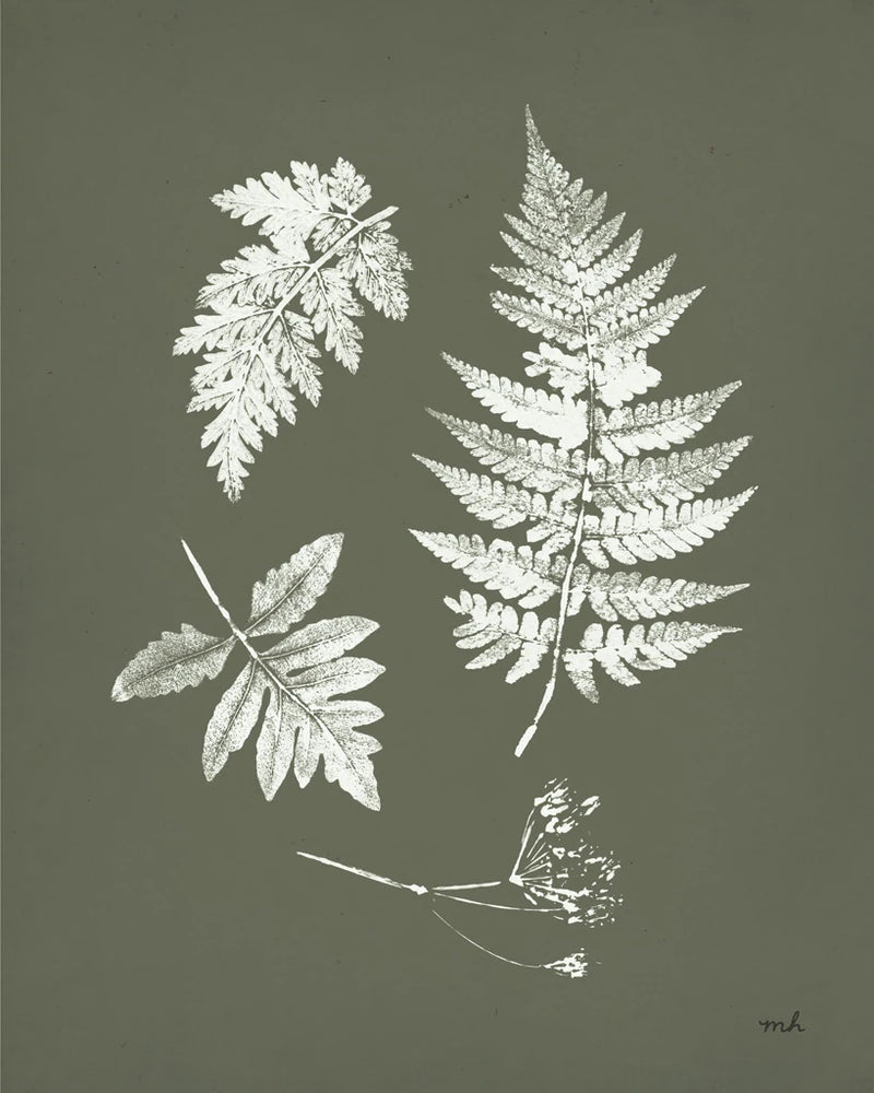 Walk in the Woods II on Green by Moira Hershey