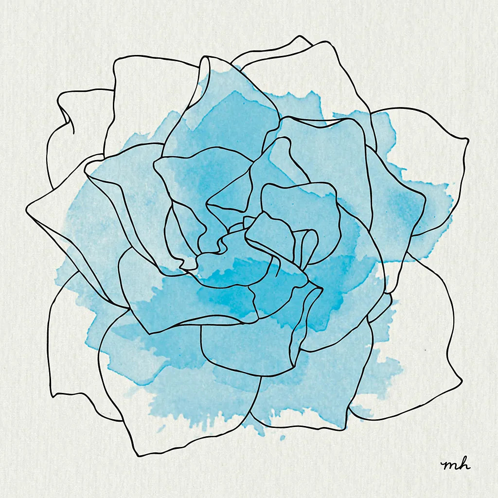 Watercolor Floral II by Moira Hershey. SKU 12372a. Archival Giclee Fine art print for wall decor.