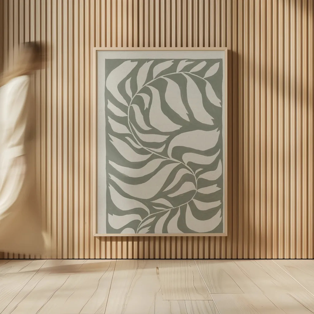 Winding Vine by Moira Hershey. shown as over sized large wall art. Available as an archival giclee rolled canvas, fine art paper, or poster print. SKU 79067h.