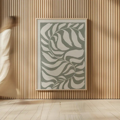 Winding Vine by Moira Hershey. shown as over sized large wall art. Available as an archival giclee rolled canvas, fine art paper, or poster print. SKU 79067h.