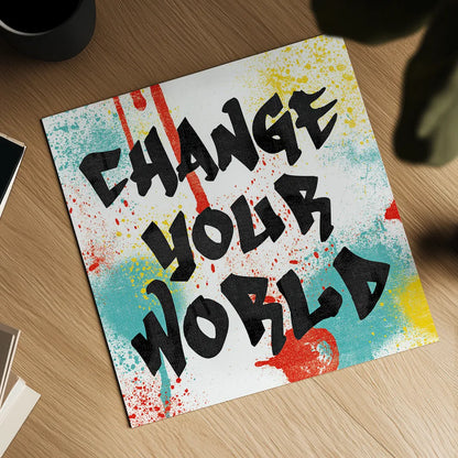 Writings on the Wall I by Moira Hershey. Shown as a detailed flat fine art print, highlighting archival giclee quality. Available as an archival giclee rolled canvas, fine art paper, or poster print. SKU 19327a.