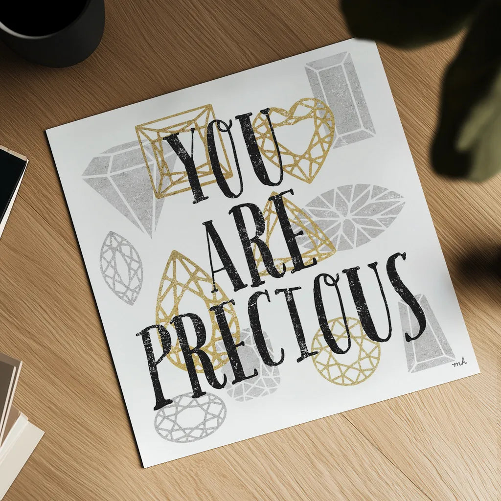 You Are Precious by Moira Hershey. Shown as a detailed flat fine art print, highlighting archival giclee quality. Available as an archival giclee rolled canvas, fine art paper, or poster print. SKU 17942a.