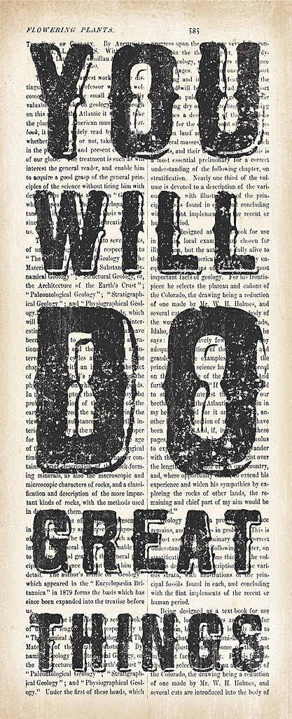 You Will do Great Things Engraver by Moira Hershey