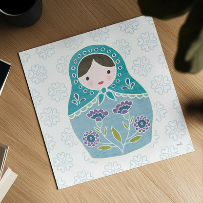 Youre a Doll I by Moira Hershey. Shown as a detailed flat fine art print, highlighting archival giclee quality. Available as an archival giclee rolled canvas, fine art paper, or poster print. SKU 36156a.