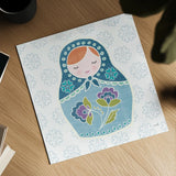 Youre a Doll III by Moira Hershey. Shown as a detailed flat fine art print, highlighting archival giclee quality. Available as an archival giclee rolled canvas, fine art paper, or poster print. SKU 36154a.
