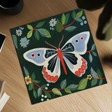 Butterfly by Morgan Birch. Shown as a detailed flat fine art print, highlighting archival giclee quality. Available as an archival giclee rolled canvas, fine art paper, or poster print. SKU 104013a.