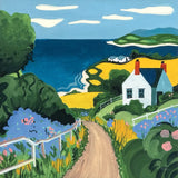 Coastal Fields by Morgan Birch. SKU 104014a. Archival Giclee Fine art print for wall decor.