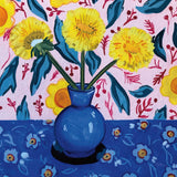 Dandilions by Morgan Birch. SKU 104015a. Archival Giclee Fine art print for wall decor.