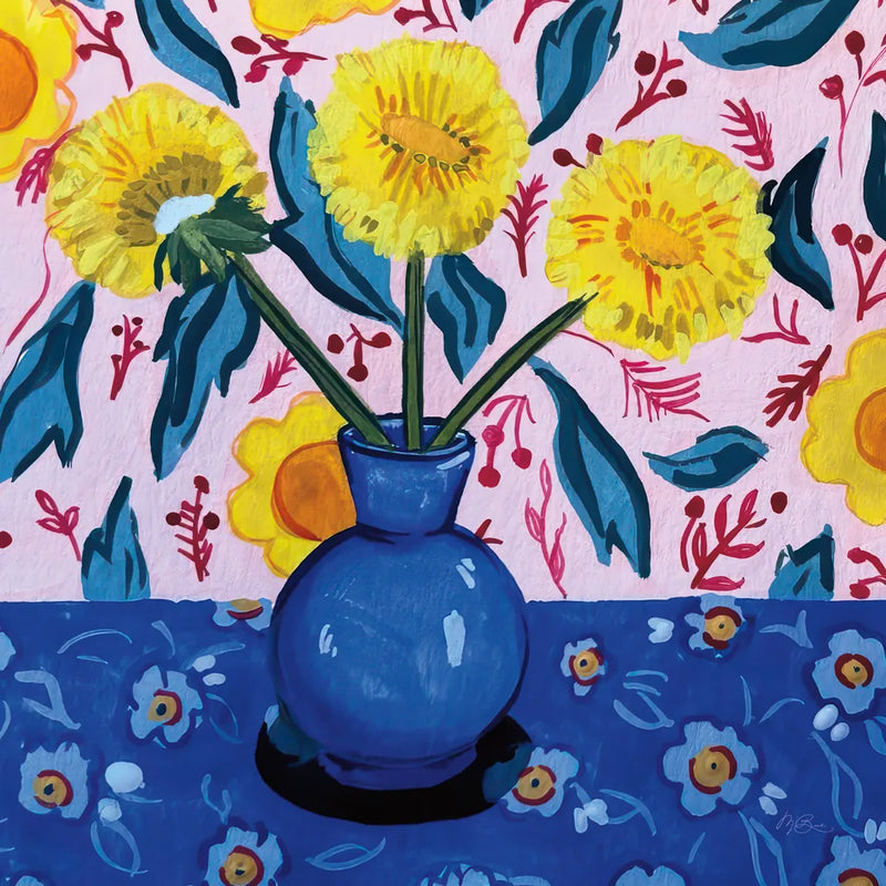 Dandilions by Morgan Birch. SKU 104015a. Archival Giclee Fine art print for wall decor.