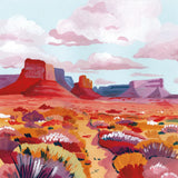 Desert in Bloom by Morgan Birch. SKU 103144a. Archival Giclee Fine art print for wall decor.