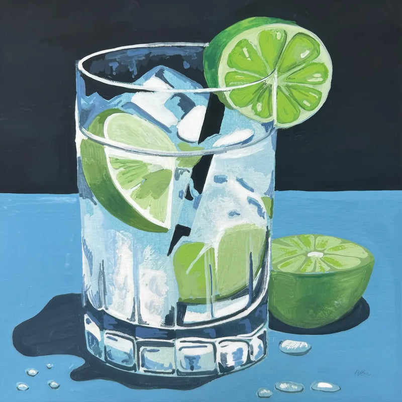 Gin and Tonic by Morgan Birch. SKU 103541a. Archival Giclee Fine art print for wall decor.