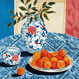 Peach Season by Morgan Birch. SKU 104058a. Archival Giclee Fine art print for wall decor.