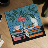 Perfect Afternoon Read by Morgan Birch. Shown as a detailed flat fine art print, highlighting archival giclee quality. Available as an archival giclee rolled canvas, fine art paper, or poster print. SKU 103119a.