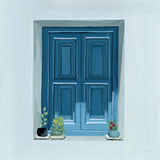 Stucco Window View by Morgan Birch. SKU 103112a. Archival Giclee Fine art print for wall decor.