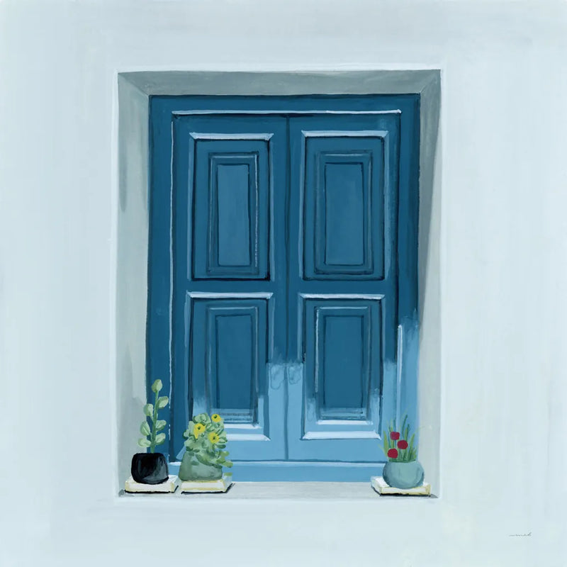 Stucco Window View by Morgan Birch. SKU 103112a. Archival Giclee Fine art print for wall decor.