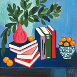 Well Read by Morgan Birch. SKU 103342a. Archival Giclee Fine art print for wall decor.