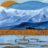 Winter Lake by Morgan Birch. SKU 103142a. Archival Giclee Fine art print for wall decor.