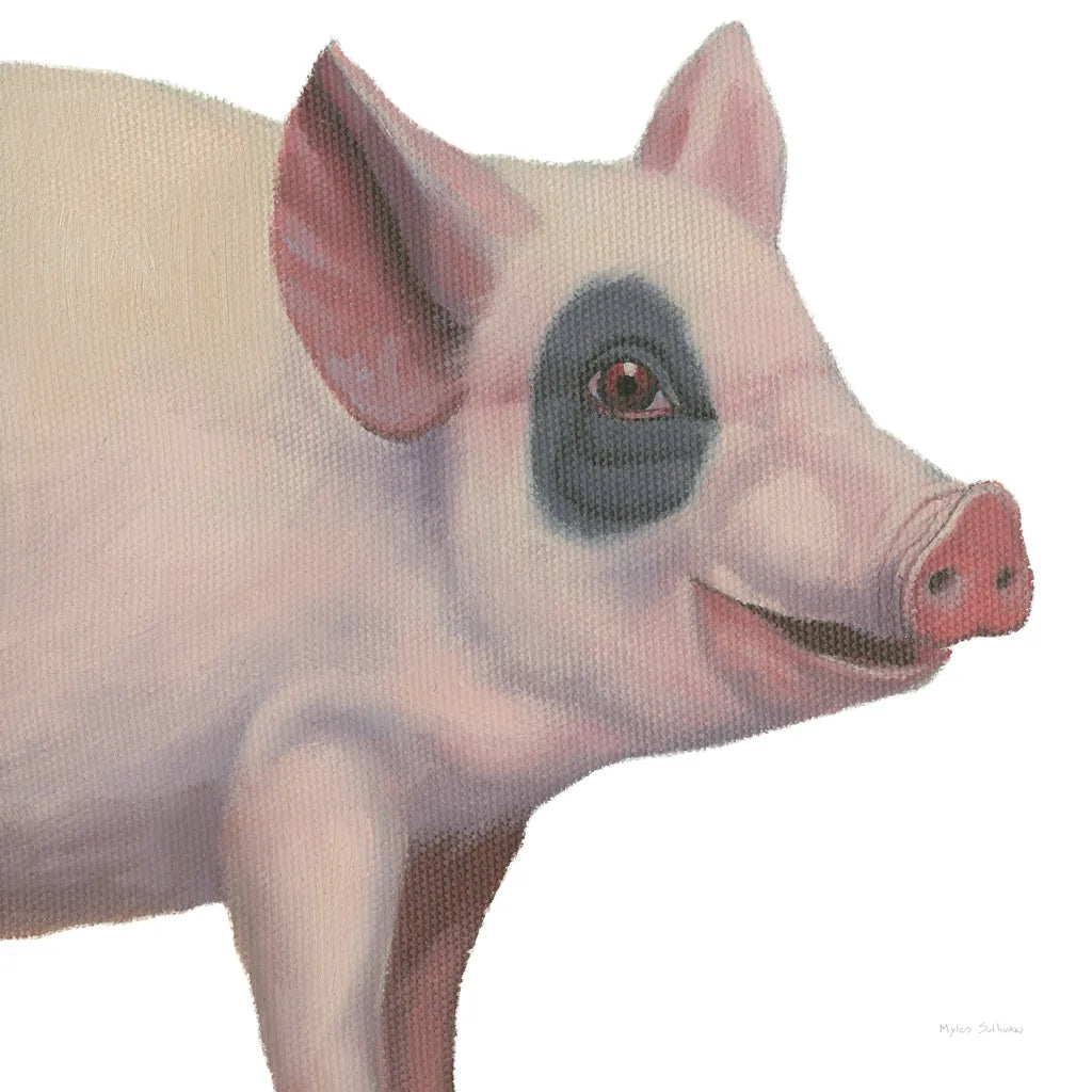 Bacon, Bits and Ham II by Myles Sullivan. SKU 32223a. Archival Giclee Fine art print for wall decor.