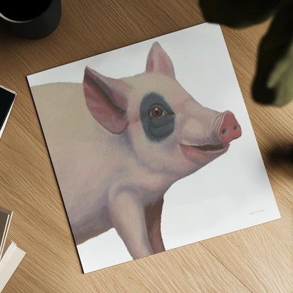 Bacon, Bits and Ham II by Myles Sullivan. Shown as a detailed flat fine art print, highlighting archival giclee quality. Available as an archival giclee rolled canvas, fine art paper, or poster print. SKU 32223a.