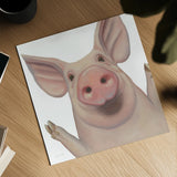 Bacon, Bits and Ham III by Myles Sullivan. Shown as a detailed flat fine art print, highlighting archival giclee quality. Available as an archival giclee rolled canvas, fine art paper, or poster print. SKU 32224a.