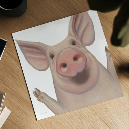 Bacon, Bits and Ham III by Myles Sullivan. Shown as a detailed flat fine art print, highlighting archival giclee quality. Available as an archival giclee rolled canvas, fine art paper, or poster print. SKU 32224a.