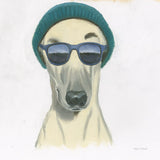 Cool Dog for the Boys II by Myles Sullivan. SKU 38726a. Archival Giclee Fine art print for wall decor.