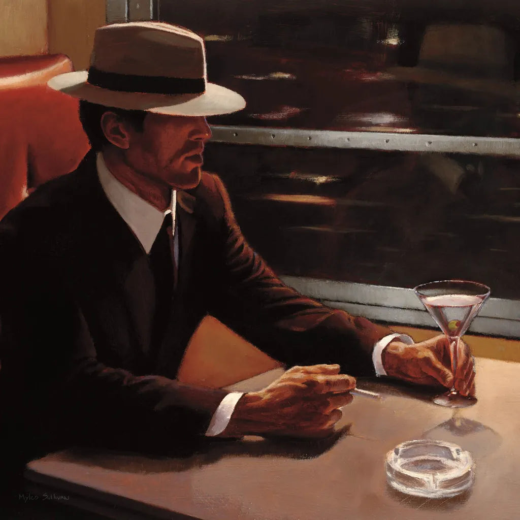 Dry Martini Crop I by Myles Sullivan. SKU 10177a. Archival Giclee Fine art print for wall decor.