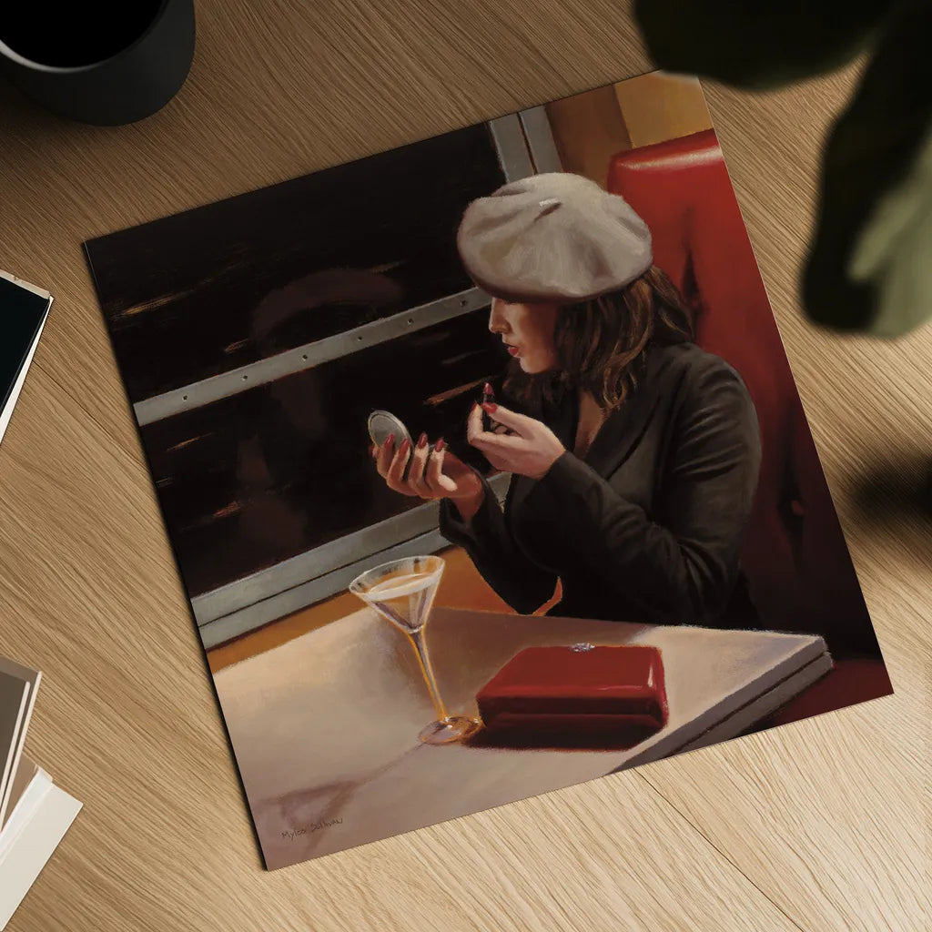 Dry Martini Crop II by Myles Sullivan. Shown as a detailed flat fine art print, highlighting archival giclee quality. Available as an archival giclee rolled canvas, fine art paper, or poster print. SKU 10178a.