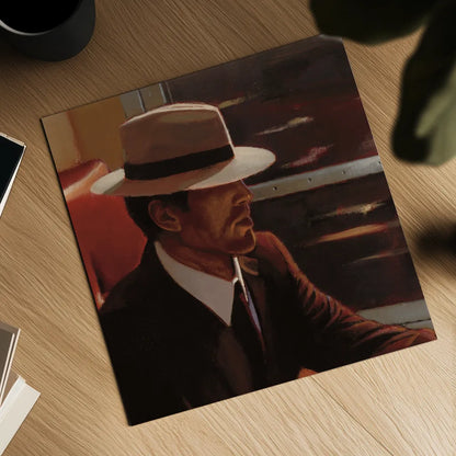 Dry Martini Portrait by Myles Sullivan. Shown as a detailed flat fine art print, highlighting archival giclee quality. Available as an archival giclee rolled canvas, fine art paper, or poster print. SKU 82394a.