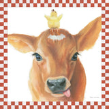 Farm Friends III Border by Myles Sullivan. SKU 36694a. Archival Giclee Fine art print for wall decor.