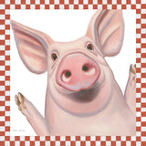 Farm Friends IV Border by Myles Sullivan. SKU 36695a. Archival Giclee Fine art print for wall decor.