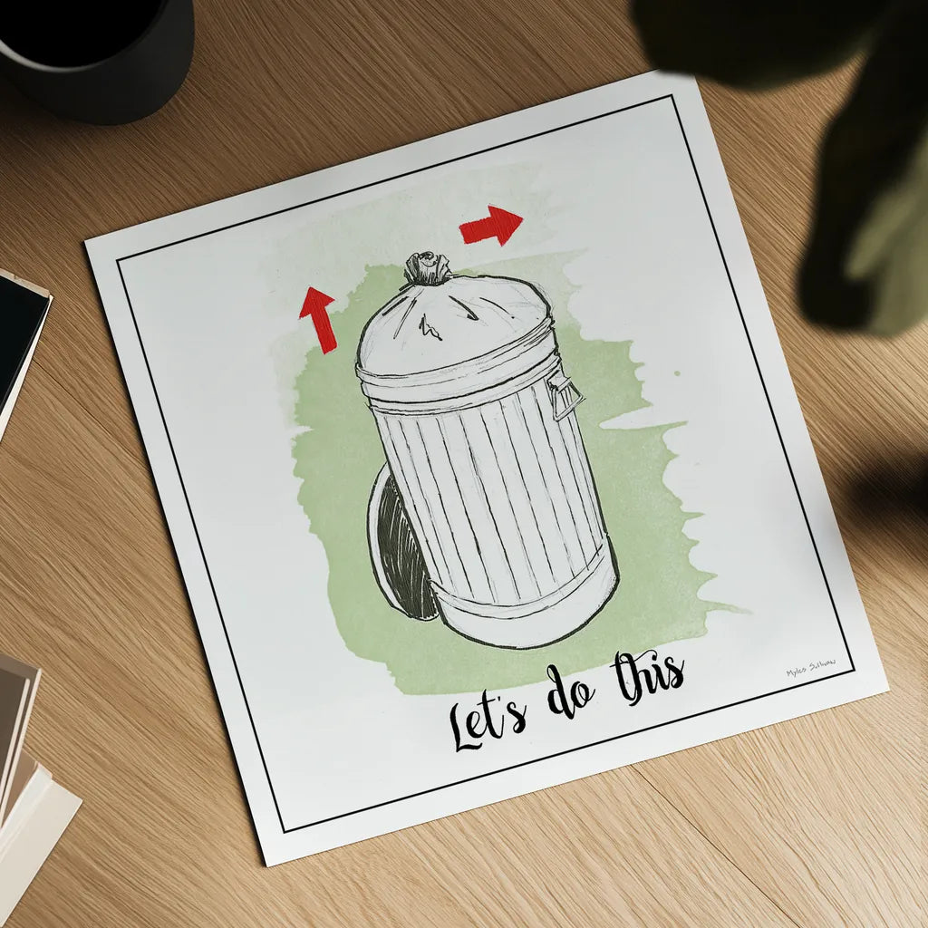 Home Improvement III with Color Script by Myles Sullivan. Shown as a detailed flat fine art print, highlighting archival giclee quality. Available as an archival giclee rolled canvas, fine art paper, or poster print. SKU 34572a.