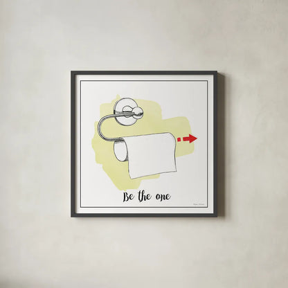 Home Improvement IV with Color Script by Myles Sullivan. Shown in a sleek black glass frame for a contemporary gallery look. Available as an archival giclee rolled canvas, fine art paper, or poster print. SKU 34573a.