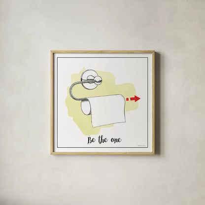 Home Improvement IV with Color Script by Myles Sullivan. Shown in a natural wood glass frame for a timeless modern aesthetic. Available as an archival giclee rolled canvas, fine art paper, or poster print. SKU 34573a.