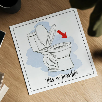 Home Improvement VI with Color Scrip by Myles Sullivan. Shown as a detailed flat fine art print, highlighting archival giclee quality. Available as an archival giclee rolled canvas, fine art paper, or poster print. SKU 34575a.