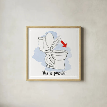 Home Improvement VI with Color Scrip by Myles Sullivan. Shown in a natural wood glass frame for a timeless modern aesthetic. Available as an archival giclee rolled canvas, fine art paper, or poster print. SKU 34575a.