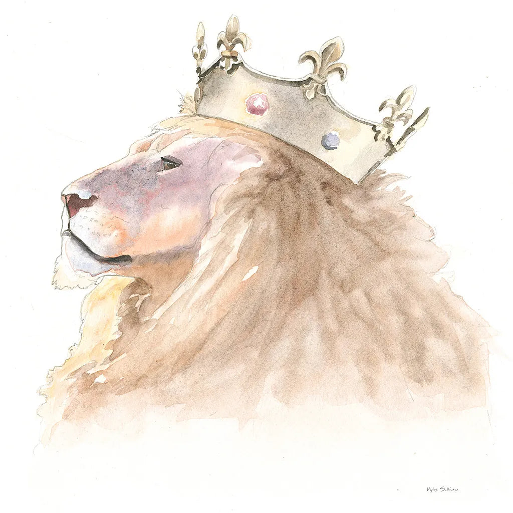 Jungle Royalty I Crop by Myles Sullivan. SKU 29086a. Archival Giclee Fine art print for wall decor.