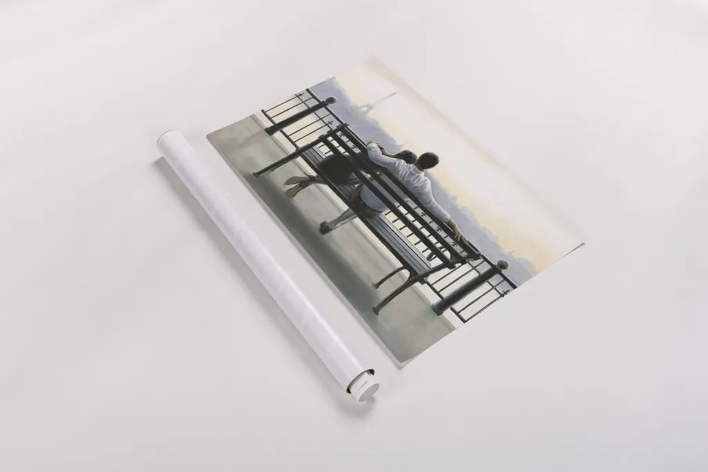 Parisian Afternoon by Myles Sullivan. shown as a rolled paper print. Available as archival giclee rolled canvas, fine art paper, or poster print. SKU 30215i.